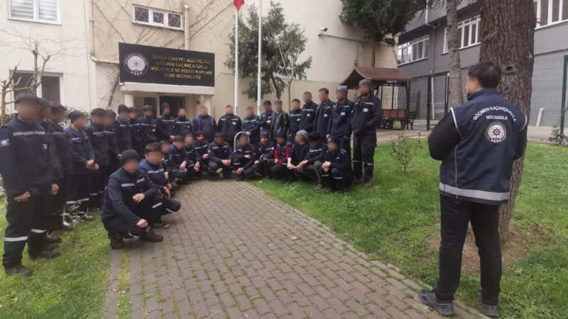 Bursa’da kaçak göçmenleri çalıştıranlar yakalandı