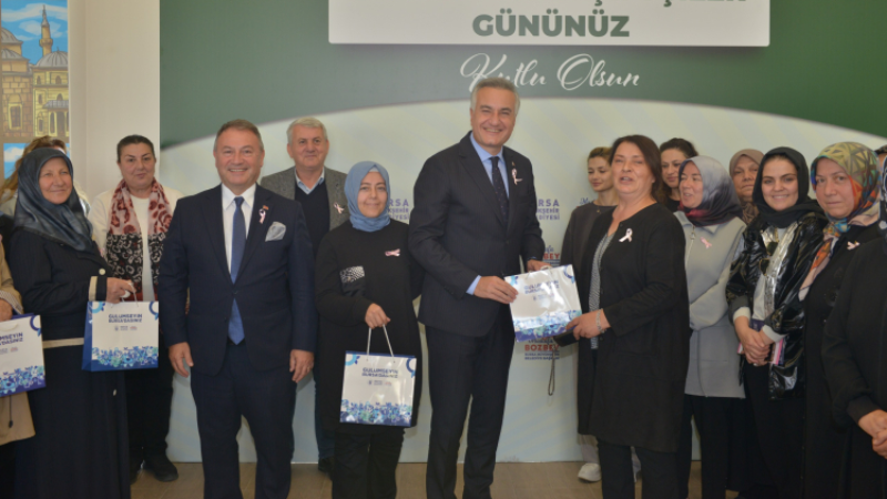 Bursa'da kadın üreticilere destek