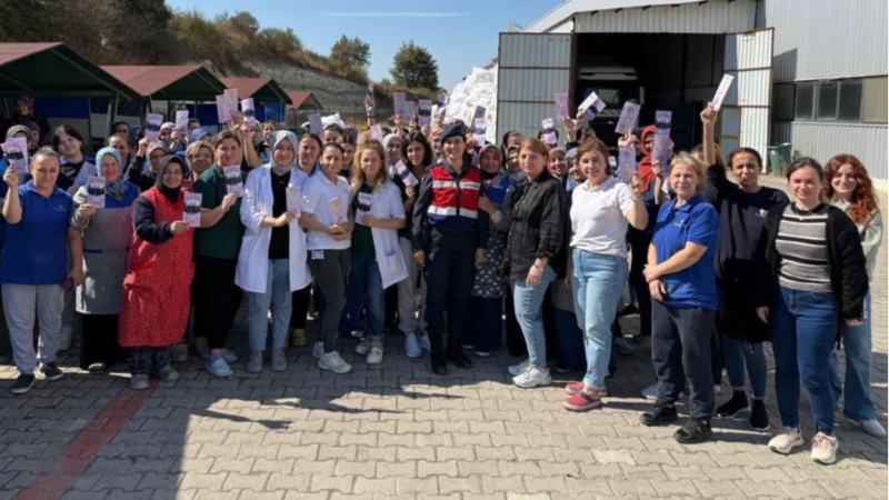 Bursa'da kadına şiddete karşı yoğun mesai