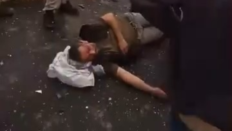 Bursa'da kahreden görüntü; 2 kişi yaralandı...