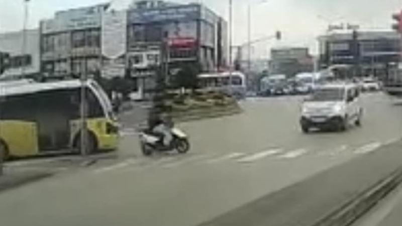 Bursa'da kaza böyle geldi!