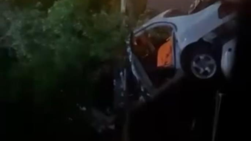 Bursa'da kontrol çıkan araç bu hale geldi