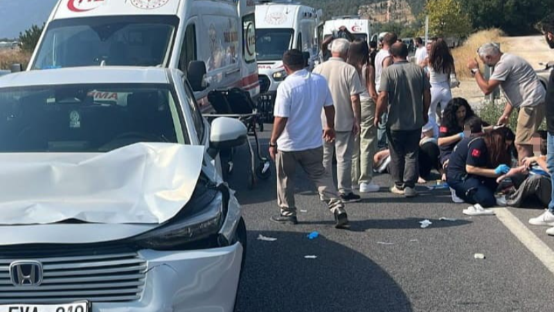 Bursa'da korkunç kaza; 1 ölü, 3 yaralı