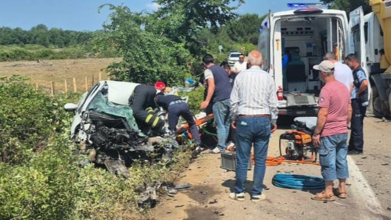 Bursa'da korkunç kaza; Ağır yaralandı...
