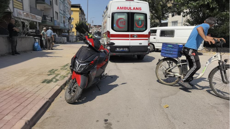 Bursa'da korkutan kaza; 2 yaralı...