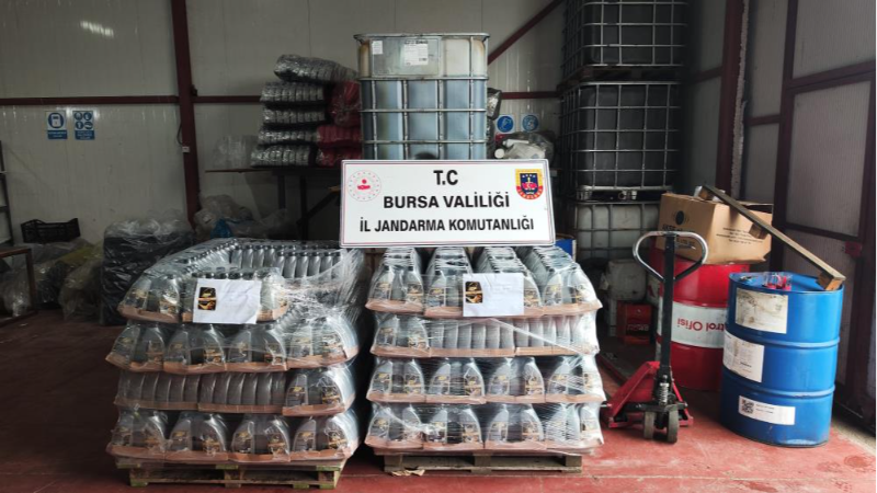 Bursa'da o depoya baskın!