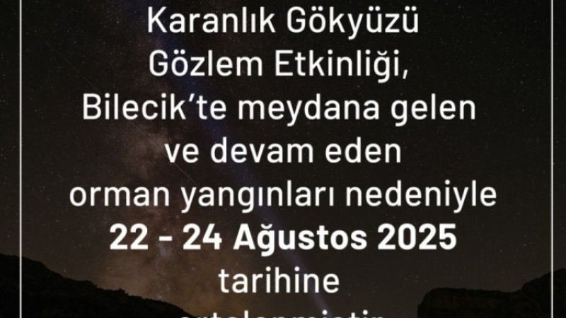 Bursa'da o etkinlik ertelendi!
