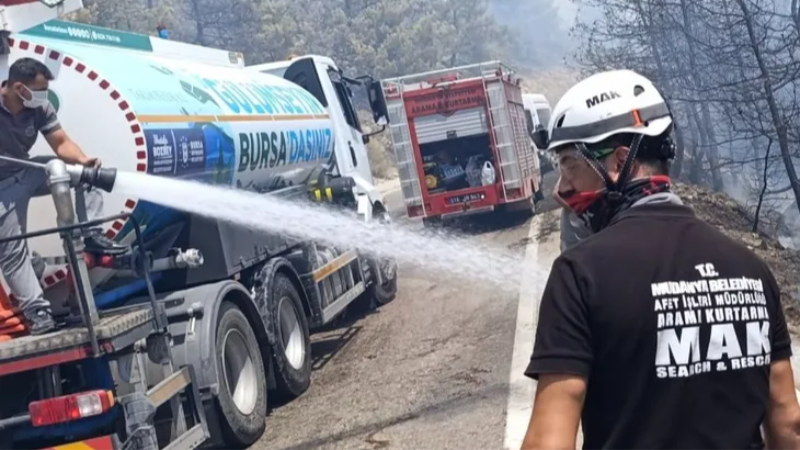 Bursa'da o yangın kontrol altına alındı