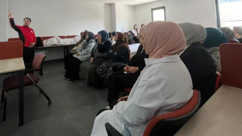 Bursa'da OSMEK kursiyerlerine çevre bilinci eğitimi