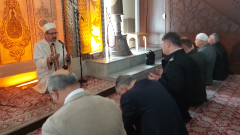 Bursa'da şehit polisler için hatim