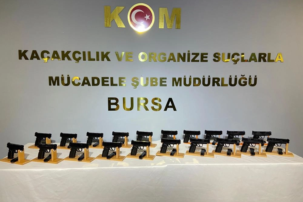 Bursa'da silah kaçakçıları nefes alamadı