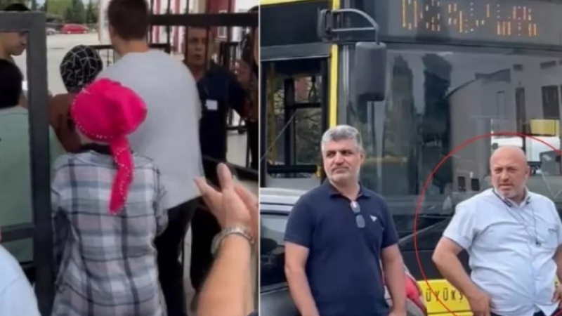 Bursa'da sınava geç kaldılar şoförün ricasıyla içeri alındılar...