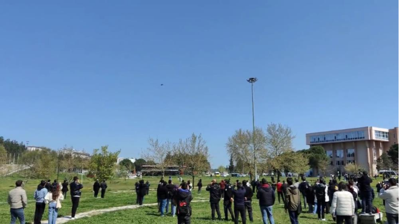 Bursa'da SOLOTÜRK'ün provaları bile heyecanlanmaya yetti