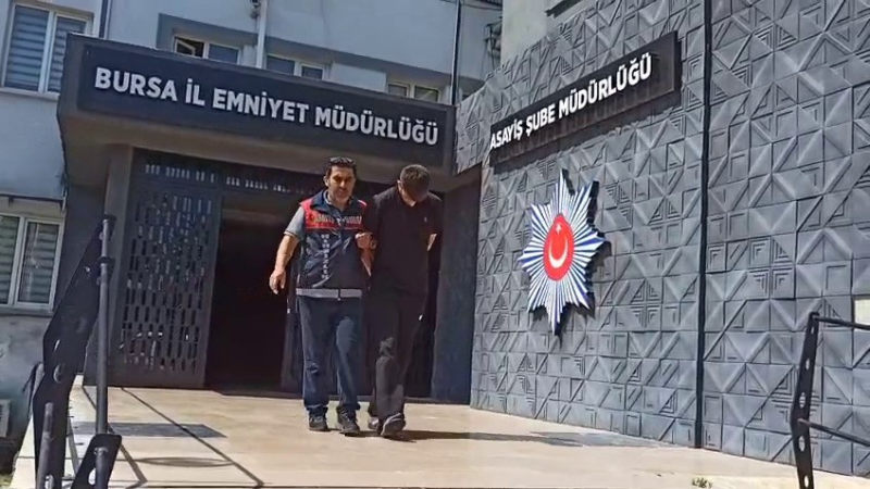 Bursa'da şüpheli  operasyonla işte böyle yakalandı