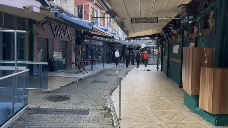 Bursa'da tarihi Arap Şükrü Sokağı'nda kriz var