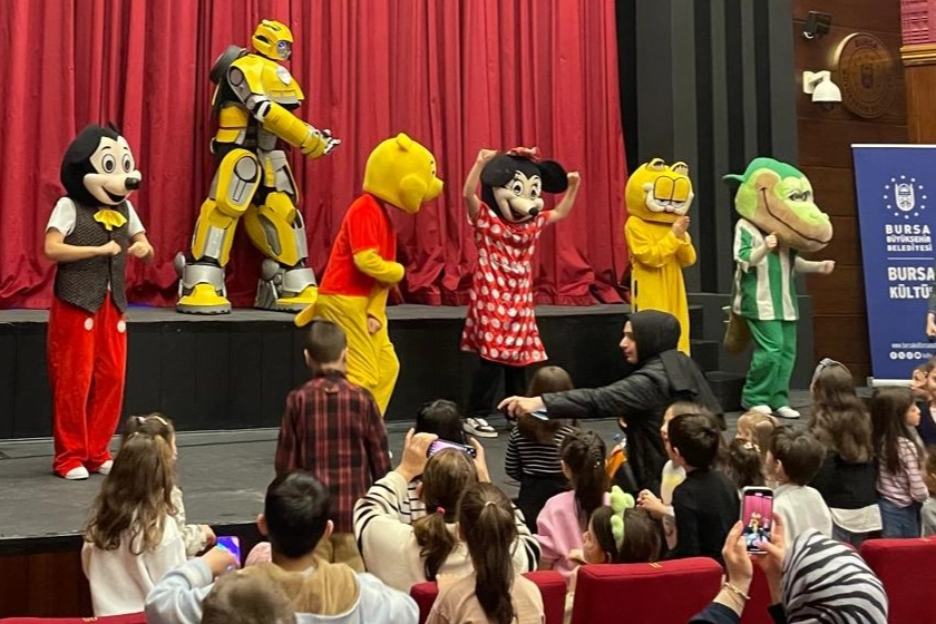 Bursa'da tatilde çocuklar çok eğlendi