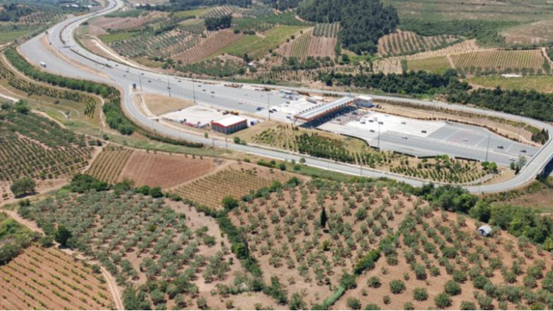 Bursa'da trafiğe helikopterli denetim