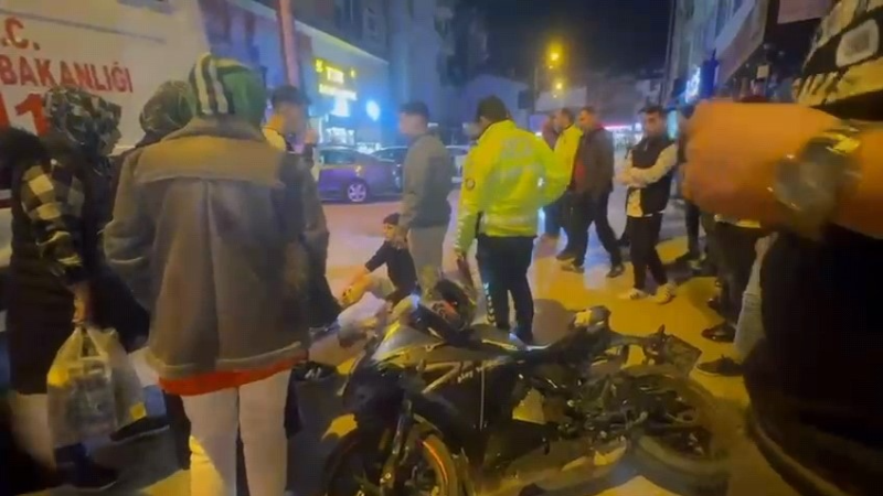 Bursa'da trafiği, yayalara tehlikeye attı sonunda hastanelik oldu