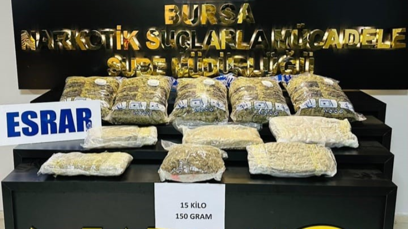 Bursa’da uyuşturucu satıcılarına büyük darbe