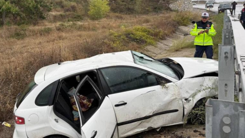 Bursa'da yağmur yağdı böyle oldu