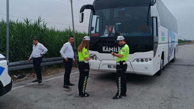 Bursa'da yolcu otobüslerine denetim sıklaştı!
