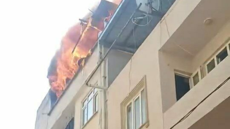 Bursa'da yürekler ağza geldi; Korkutan yangın