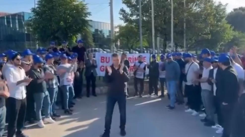 Bursa'daki o fabrikada grev zamanı!
