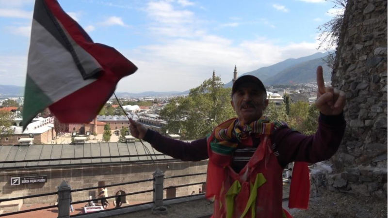 Bursa'dan Filistin'e işte böyle destek oldu!