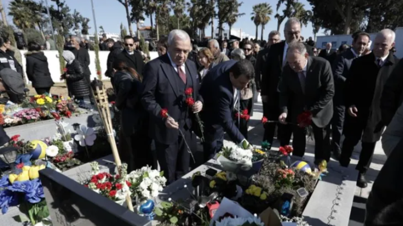 Bursalı işadamları Kıbrıs'ta depremde vefat eden sporcuları andı