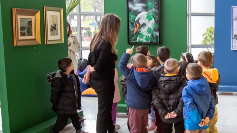 Bursalı minikler bu sergiye hayran kaldı