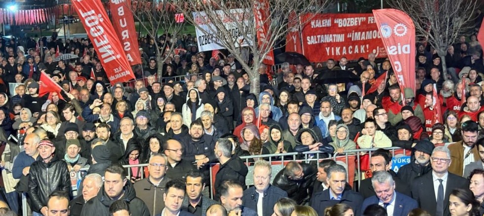 Bursalılar Başkan Bozbey'e sahip çıktı!