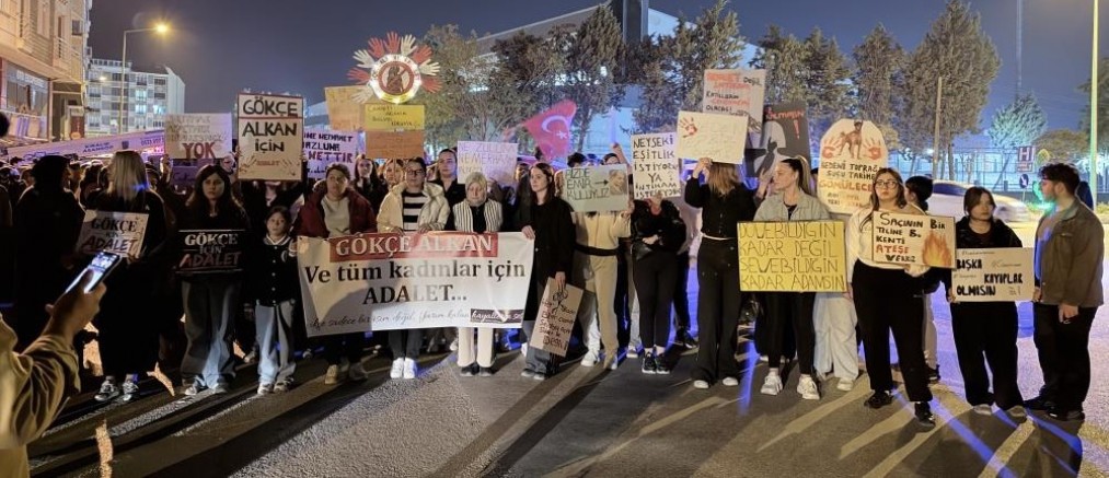Bursalılar sevgilisi tarafından öldürülen Gökçe için yürüdü!