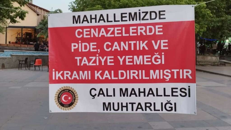 Bursa'nın Çalı Mahallesi'nden dikkat çeken karar