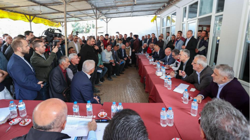 Bursa'nın don sebebiyle zarar gören alanları, karış karış taranıyor