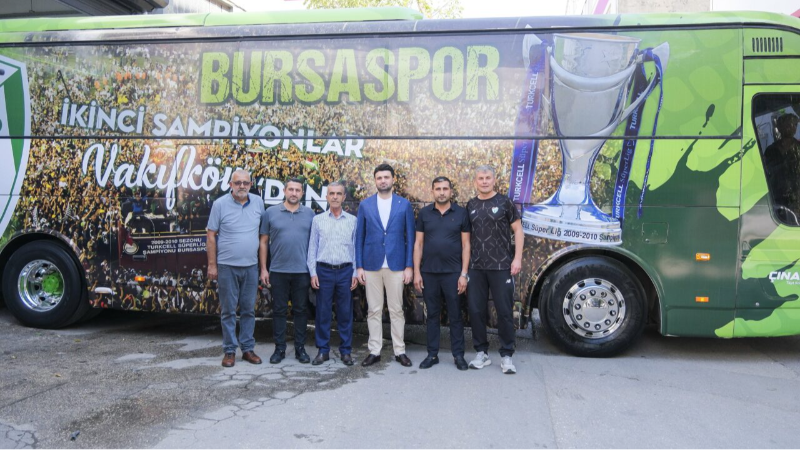 Bursaspor altyapısının otobüsü yenilendi