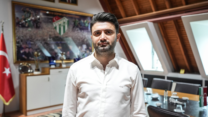 Bursaspor Başkanı Enes Çelik’ten teşekkür mesajı