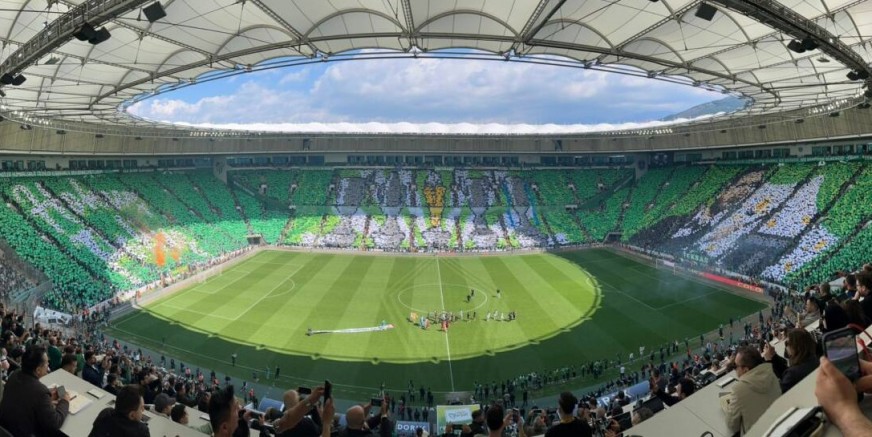 Bursaspor taraftarı tek kelimeyle muhteşem!