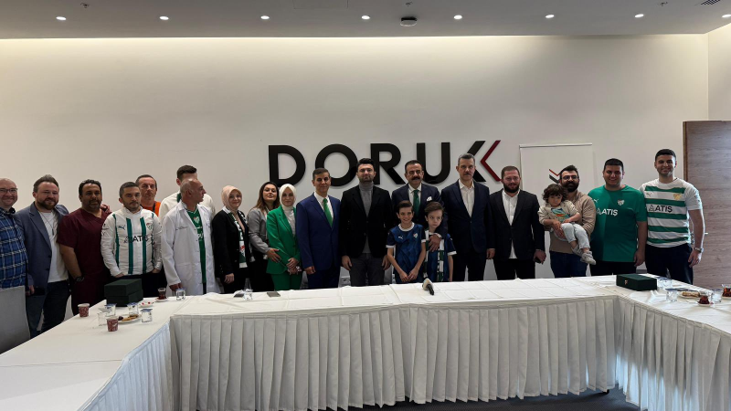 Bursaspor’dan Doruk’a teşekkür ziyareti