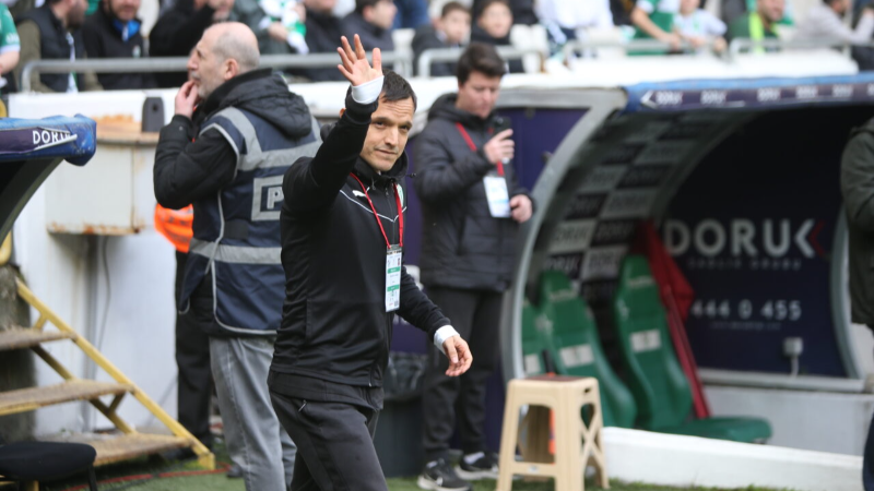 Bursaspor'un hocası beraberlik için ne dedi?