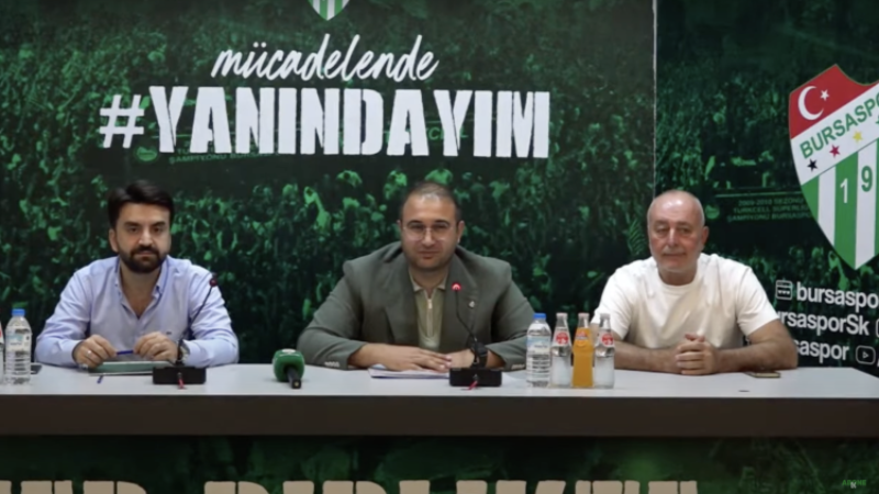Bursaspor'un iç saha maçları artık o kanalda