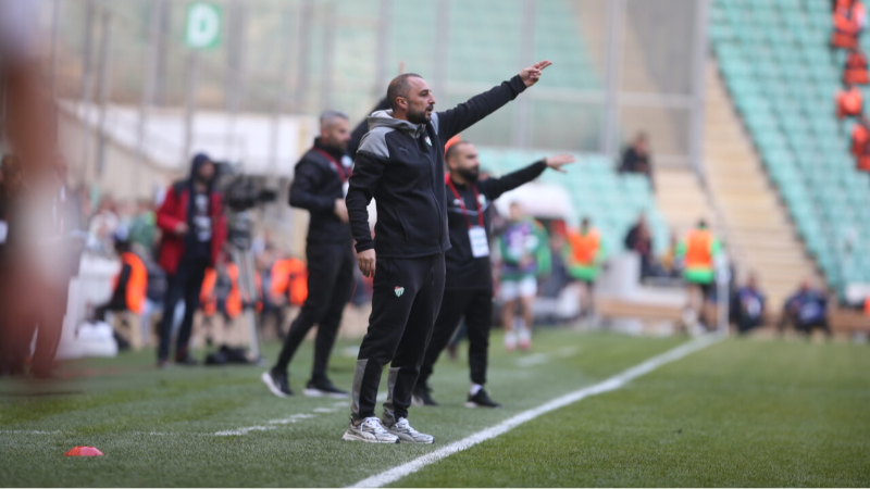 Bursaspor'un yeni hocasından ilk maç yorumu!