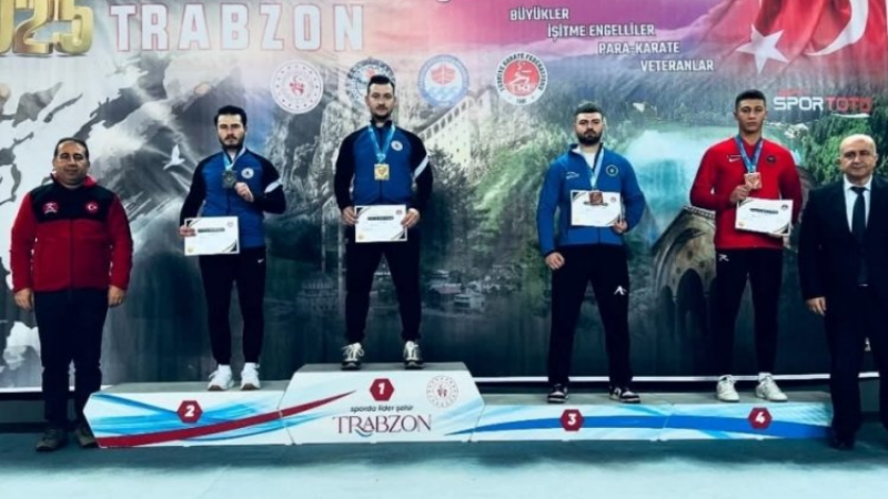 Bursa'ya 2 farklı şampiyonadan 5 madalya