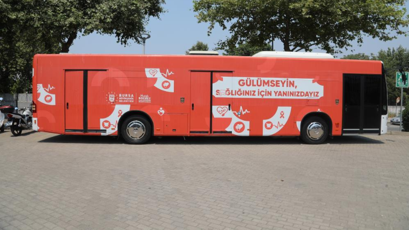 Bursa'ya Sağlık Otobüsü...