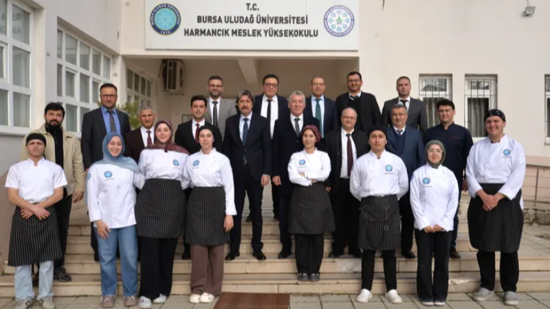 BUÜ yönetiminden Keles ve Harmancık ziyareti