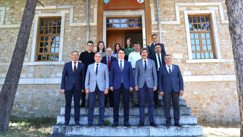 BUÜ yönetiminden Orhaneli ve Büyükorhan ziyareti