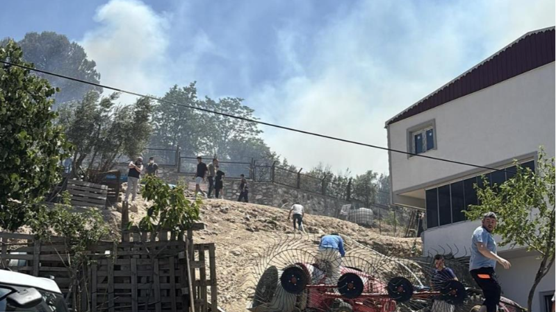 Büyükşehir’den İsmetiye’deki yangına hızlı müdahale