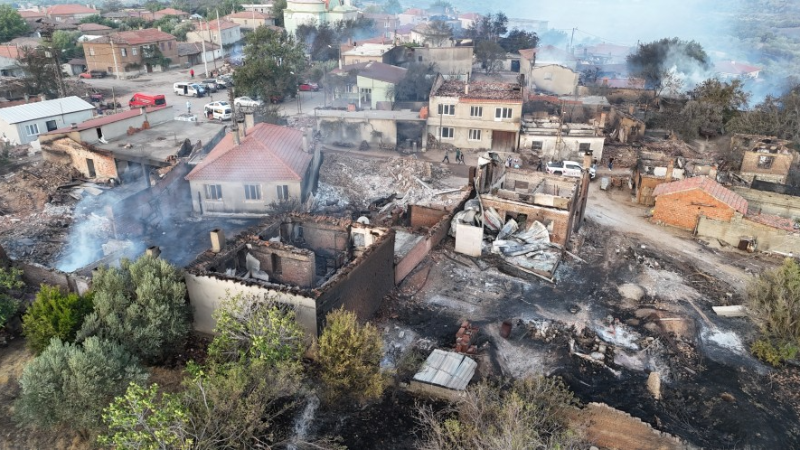 Çanakkale felaketi yaşıyor;  İşte yangının acı tablosu