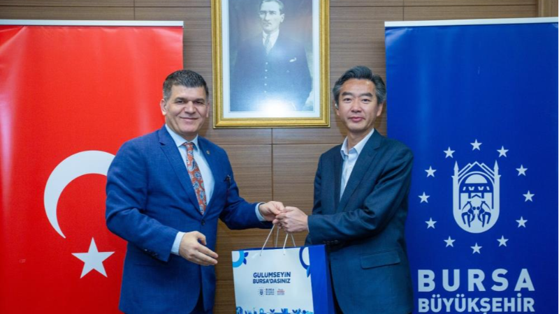 Çinli genç girişimcilerden Bursa Büyükşehir’e ziyaret