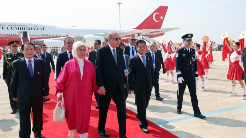 Cumhurbaşkanı Erdoğan Çin'de