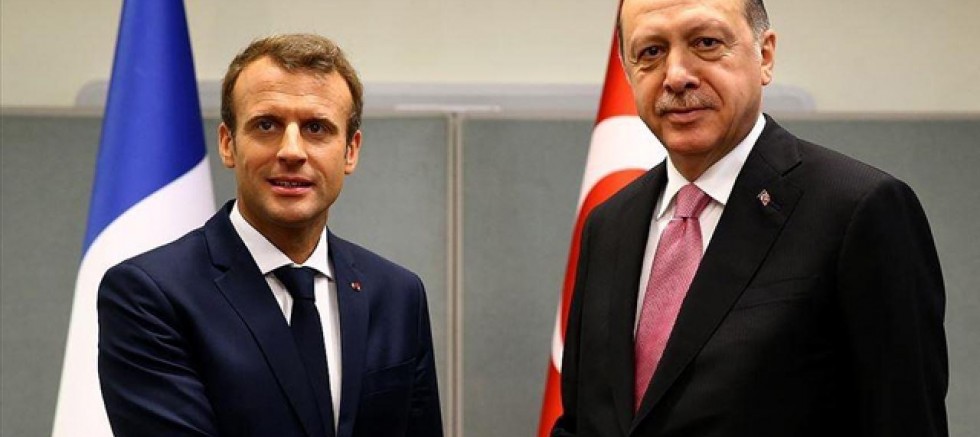 Cumhurbaşkanı Erdoğan, Macron ile görüştü